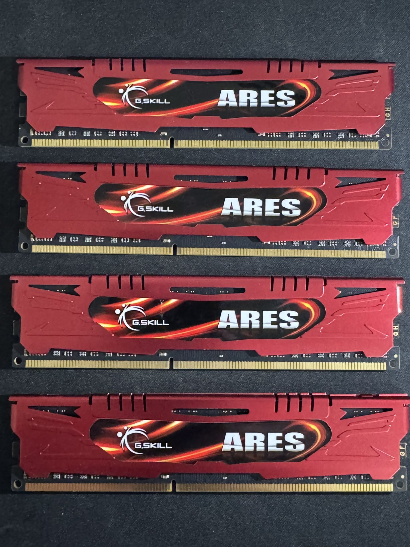 G.SKILL Ares 32GB (4x8GB) DDR3-1600MHz CL9 1.5V Desktop RAM F3-1600C9D-16GAR