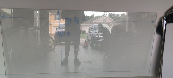 Glass table top