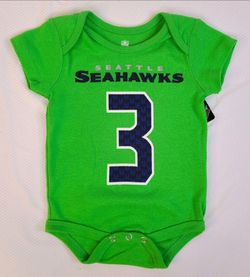 Seahawks Baby Boy WILSON 3 Bright Green 0-3 MO