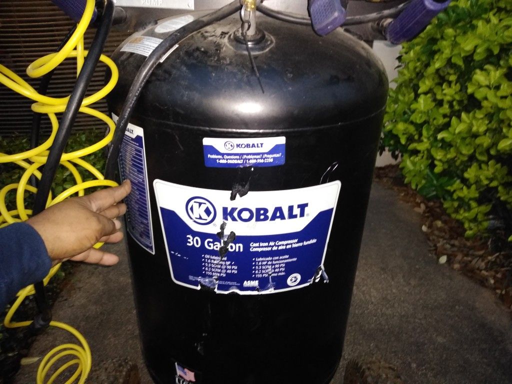 Kobalt Air Compressor...belt driven !!!