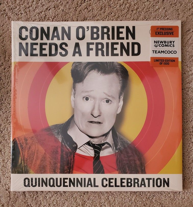 Conan O'Brien With Sona Movsesian And Matt Gourley Conan O'Brien Needs A Friend: Quinquennial Celebration Exclusive LP /1500