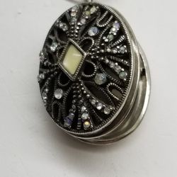 QUINTESSENTIAL MARCASITE LOCKET 