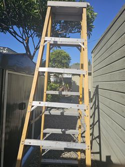 Yellow 8-Foot A-Frame Ladder