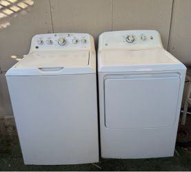 Washer and dryer set Ge high efficiency