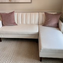 Leather Sectional With Tucked Away Storage! 