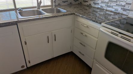 Cabinets and granite countertops
