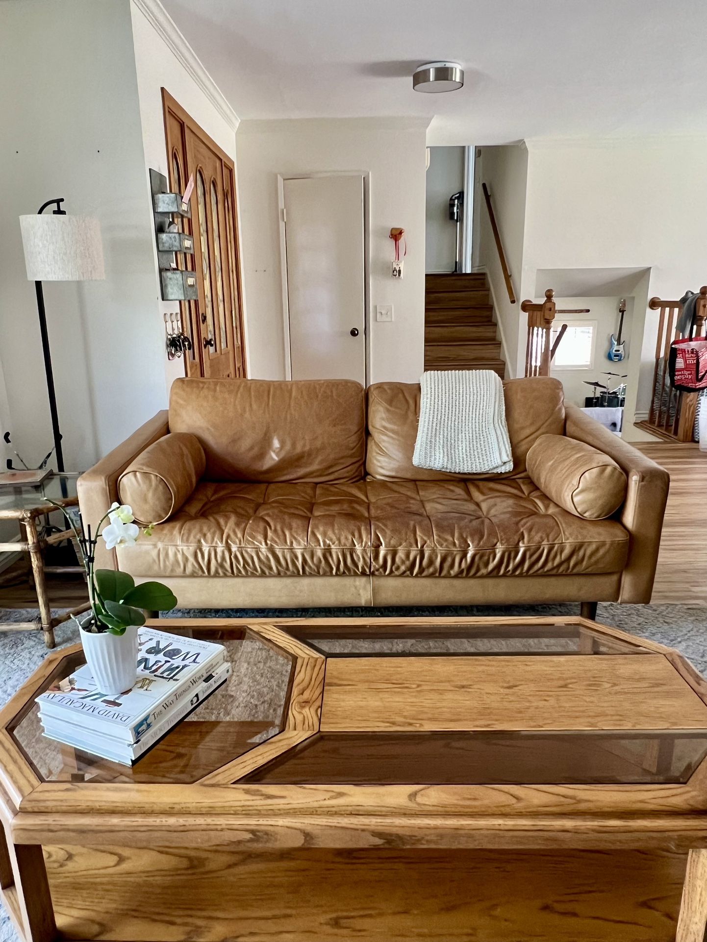 Poly & Bark Leather Sofa