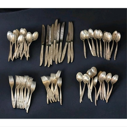 Vintage 71 Piece Set 1881 Rogers Oneida 1964 ROSE SONG Silverplate full set