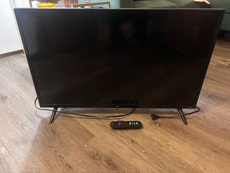 TCL 32” Roku TV Flat Screen Television with Remote
