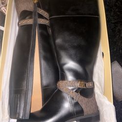 michael kors black boots