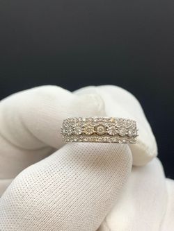WHITE GOLD MOISSANITE RING #35549