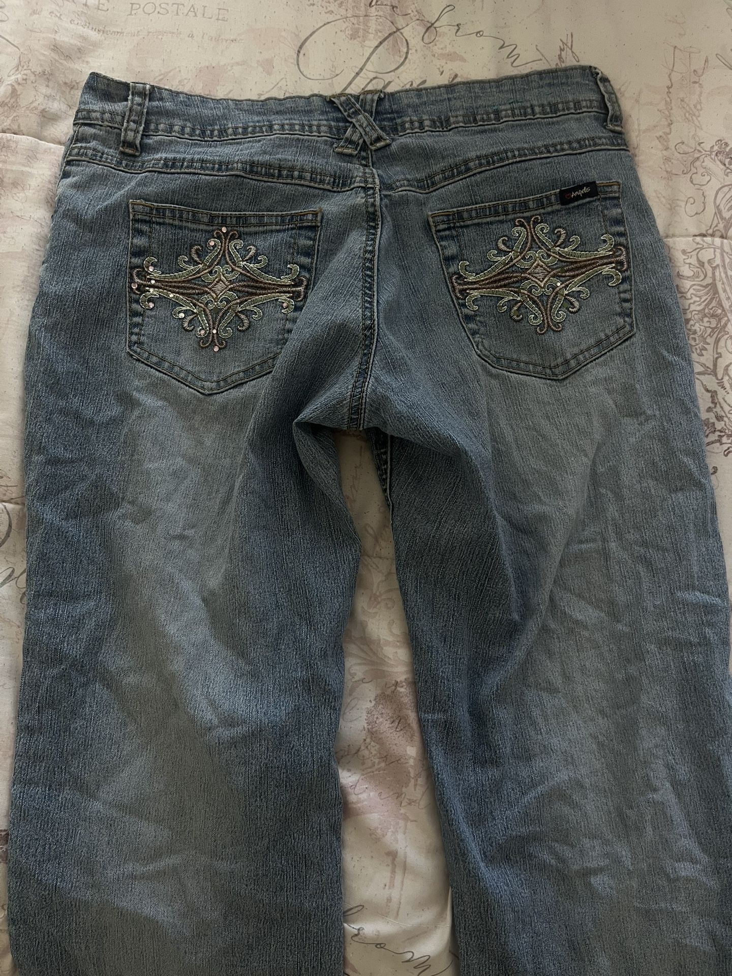 Low rise Beaded Jeans