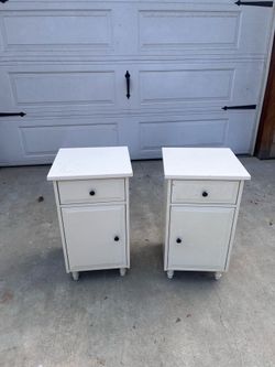2 White Dressers 36” x 24”