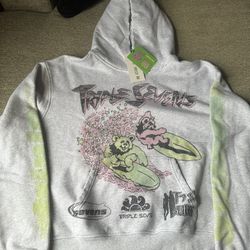 Triple 7s Hoodie Brands New Side Small 1000% Authentic 