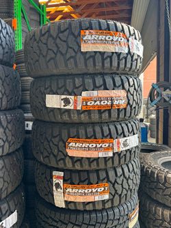 Lt 285/65/18 arroyo tamarock rt installation and balance include