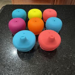 Boon Snug Silicone Sippy Cup Lids Set Of 8