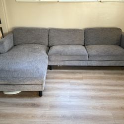 Living Spaces Cosmos Couch- Grey