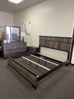 King 4 piece bedroom set