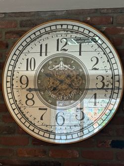 Large Gear Clock