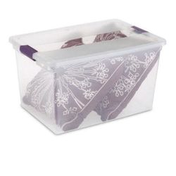 Sterilite 66 qt  Clear 