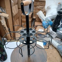 Water Bottle Organizer for Stanley, 6 Slot Revolving Water Bottle Organizer Countertop Tumbler Holder Stanley Cup Accessories, Easy to Install, Vintag