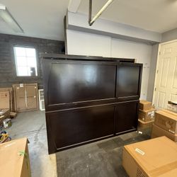 Queen Murphy Bed/Bed Frame 