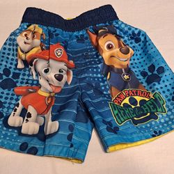 Nickelodeon Paw Patrol Swim Shorts Boys Size 2T