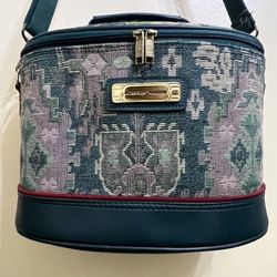 Vintage American Tourister Tapestry Train Case
