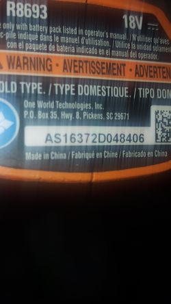 18v RIDGID TOOLS