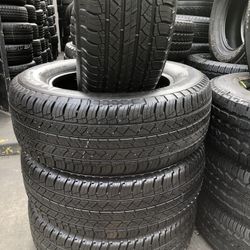 SET OF FOUR TIRES MICHELIN SEMI NEW P265 /60 R18