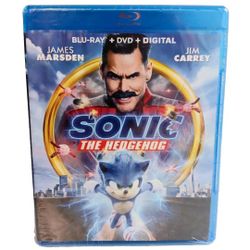 Sonic The Hedgehog: Blu-ray + DVD + Digital W/ Comic Book New Factory Sealed 