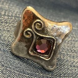 Silver Plated Ring Size 7