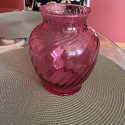 Cranberry Vase 