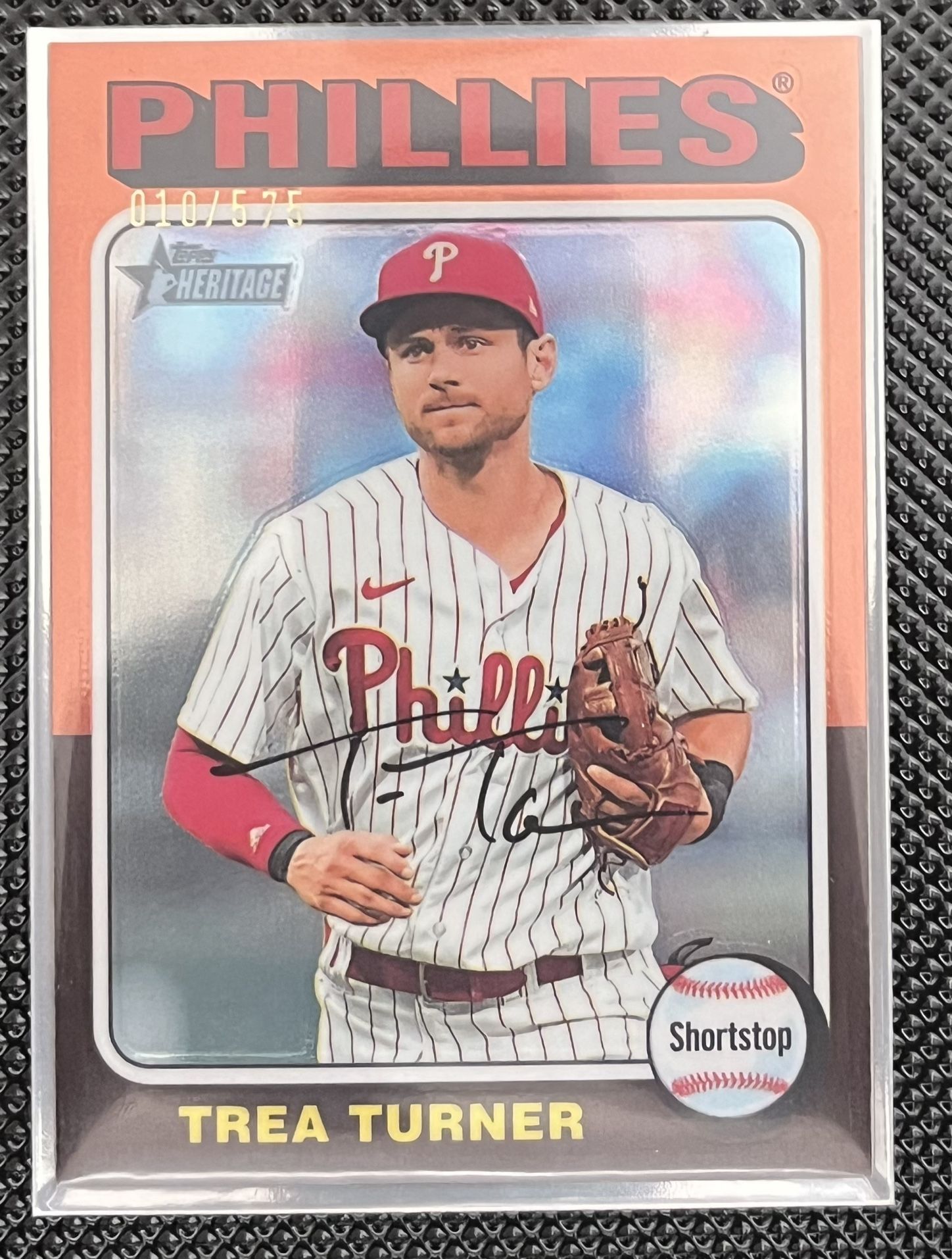 Trea Turner Phillies baseball card