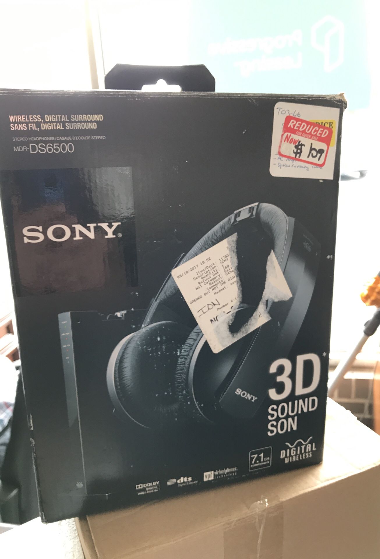 Sony Digital Wireless Stereo Headphones