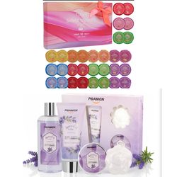 Bath and Body Lavender Shower Steam Wash Set