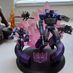 Transformers Soundwave Diamond Select Spacebridge Statue