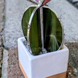Stained Glass Cactus 