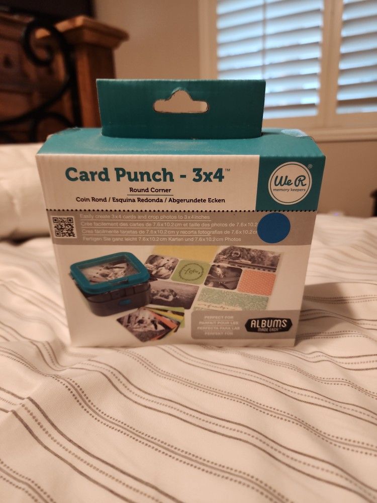 NEW Scrapbooking Round Corner Card Punch
