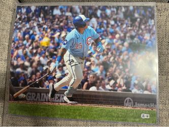 Moises Ballesteros Signed Autograph Chicago Cubs 16x20 Photo Beckett Coa