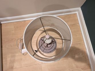 Table Lamp with Drum Shade
