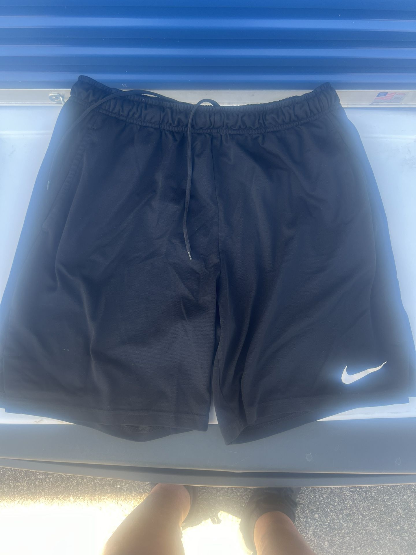 Nike Dri-Fit Vintage Men's Black Light Shorts Size XL 