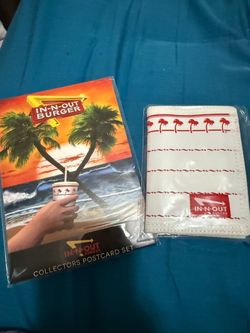 In-N-Out Burger Collectors Postcard Set & Wallet