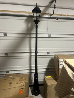 Exterior Pole Lantern Light