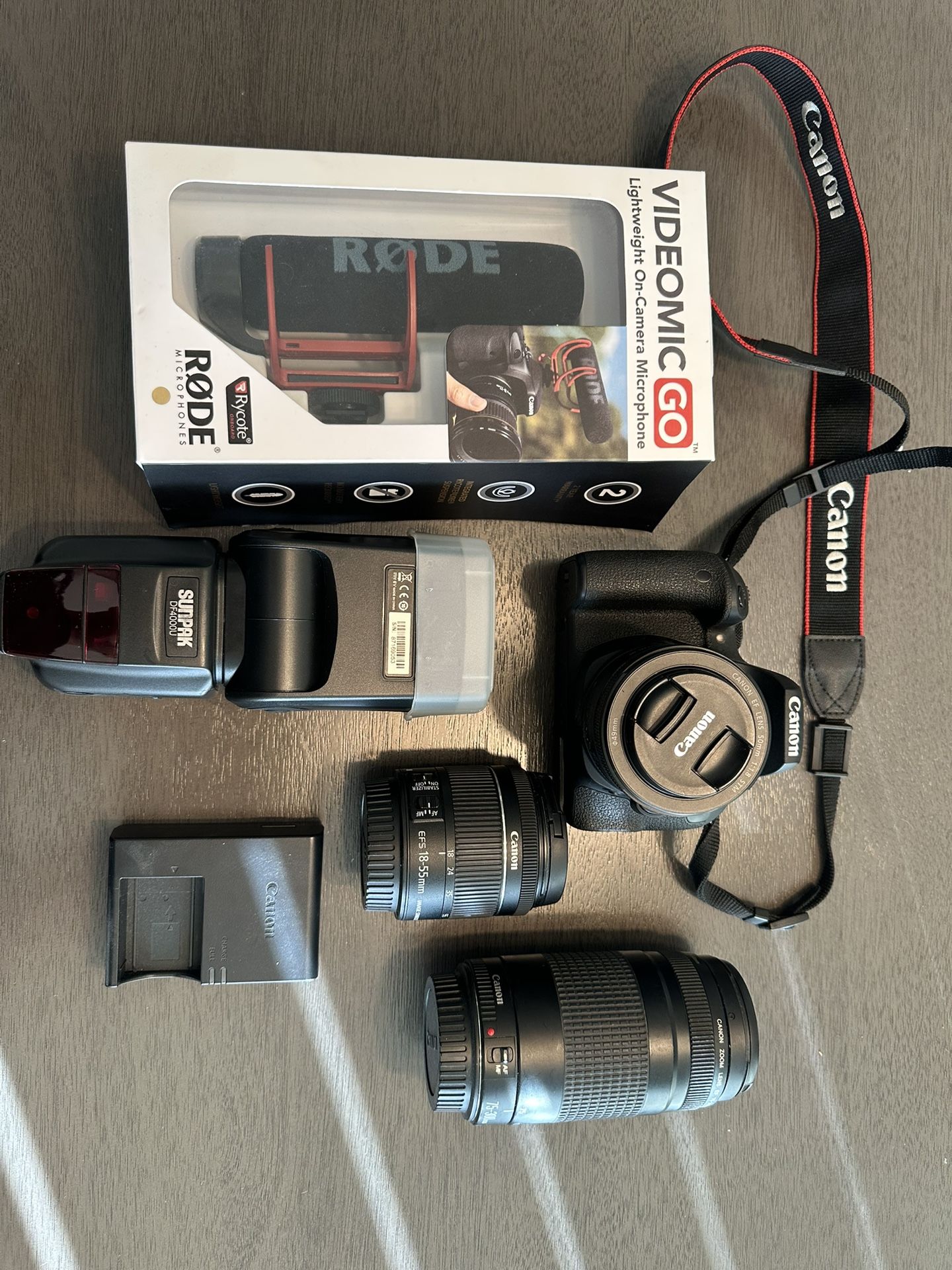 EOS Canon Rebel T7i Touchscreen