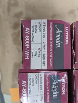 Dimmers For Incandescent Lighting