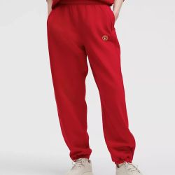 Lululemon Dark Red Scuba Joggers