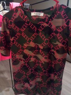 Valentino camouflage t-shirt