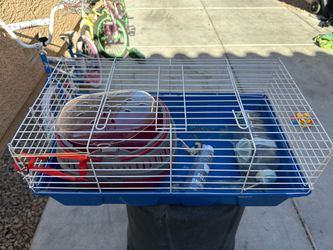 Small Pet Cage Kit – Cage, Carrier, Water Bottles & Accessories
