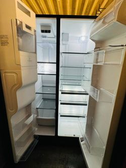 Whirlpool Side-by-Side Refrigerator with Ice and Water Dispenser
